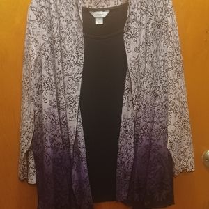 CJ Banks Purple Top - 2X